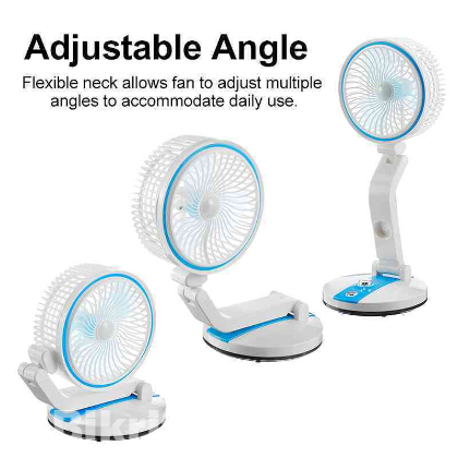 Rechargeable Folding Fan With LED Light